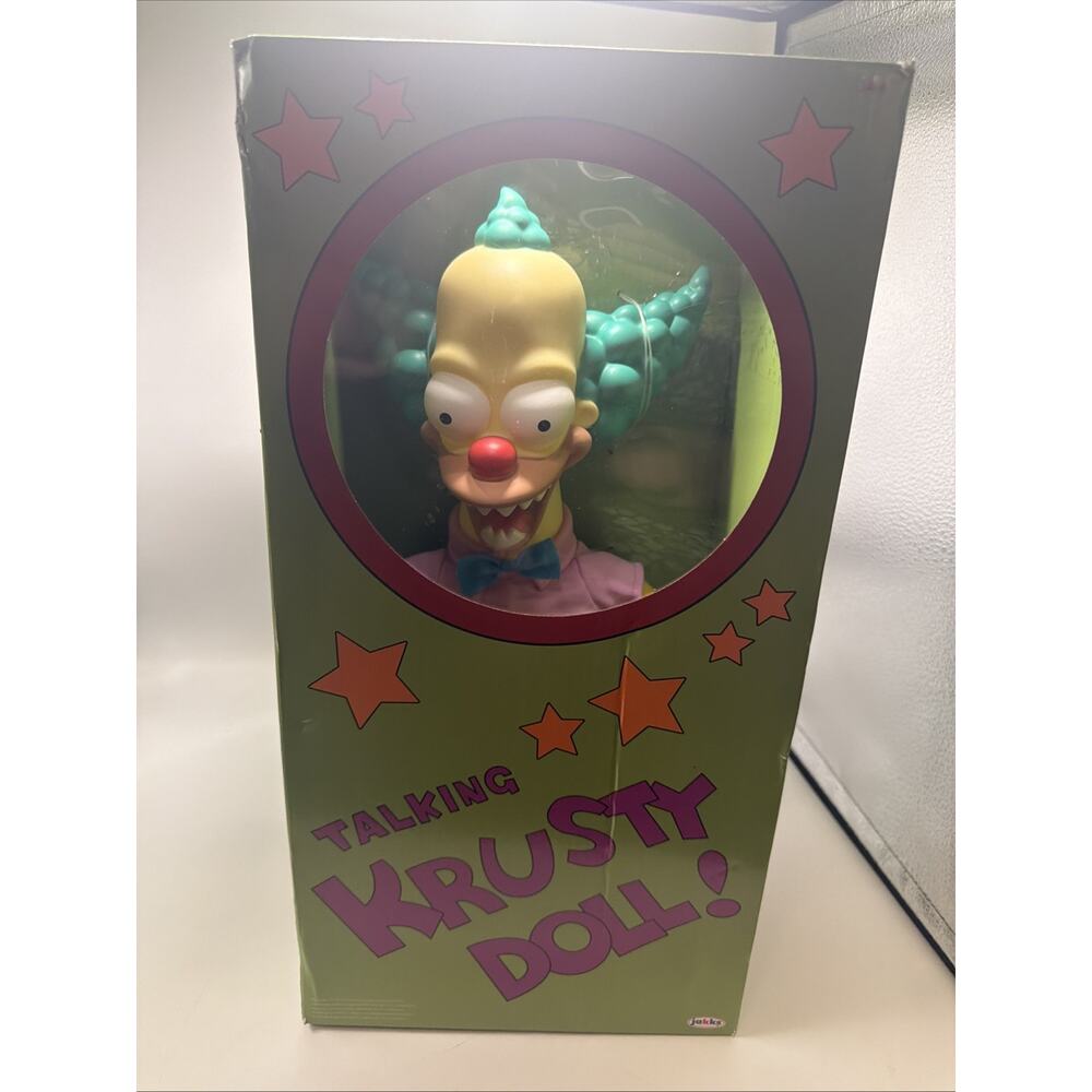 Disney The Simpsons Talking Krusty Doll Plush, 16-Inches Tall Open Box